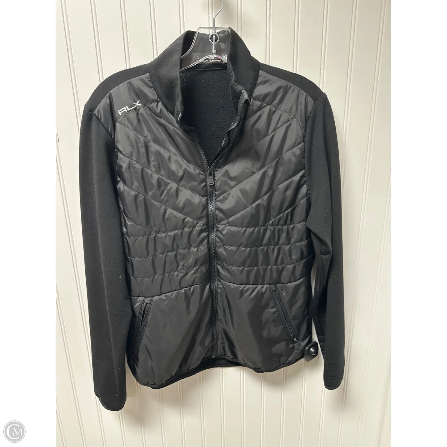 Jacket Puffer & Quilted By Ralph Lauren In Black, Size: L