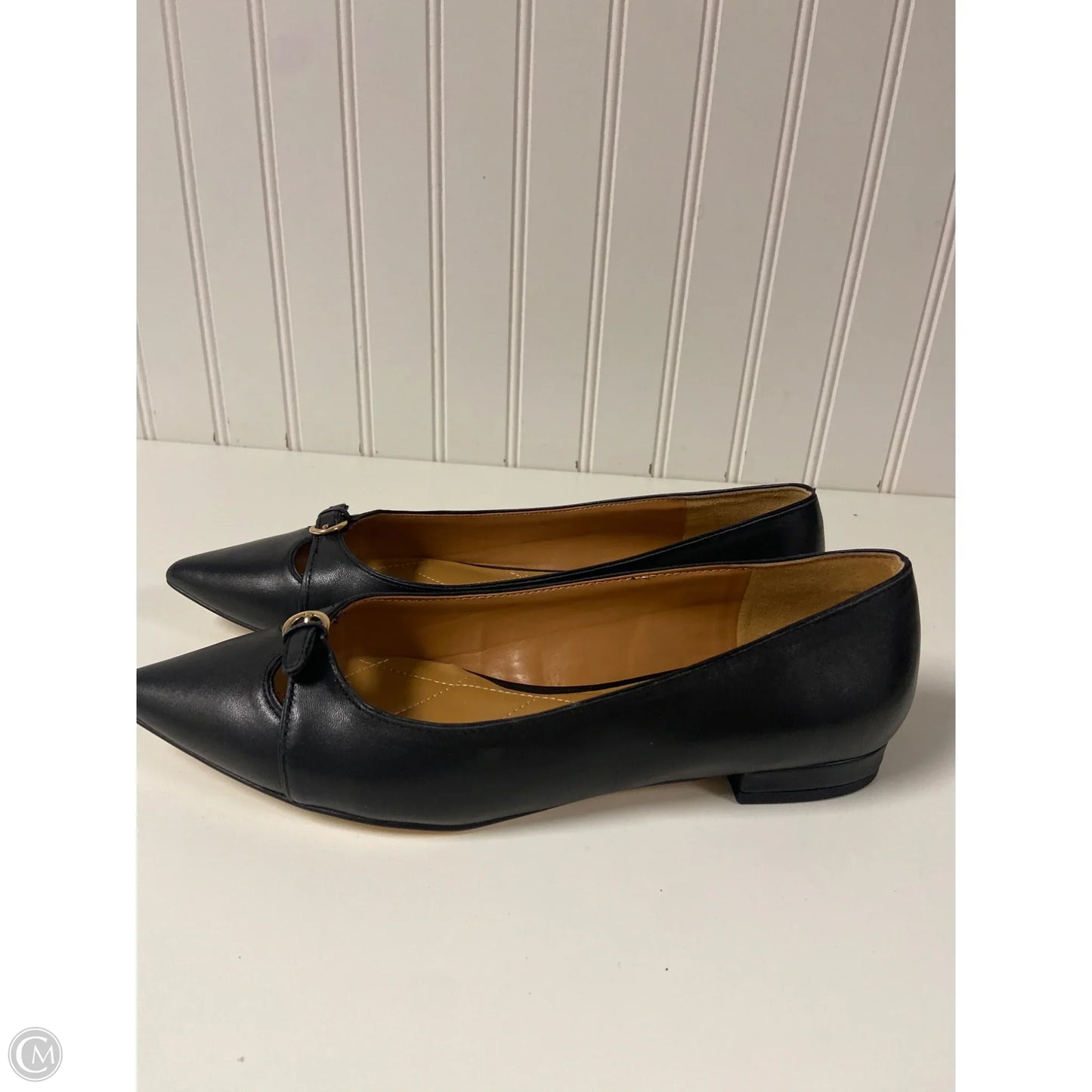 Shoes Flats By Talbots In Black, Size: 9
