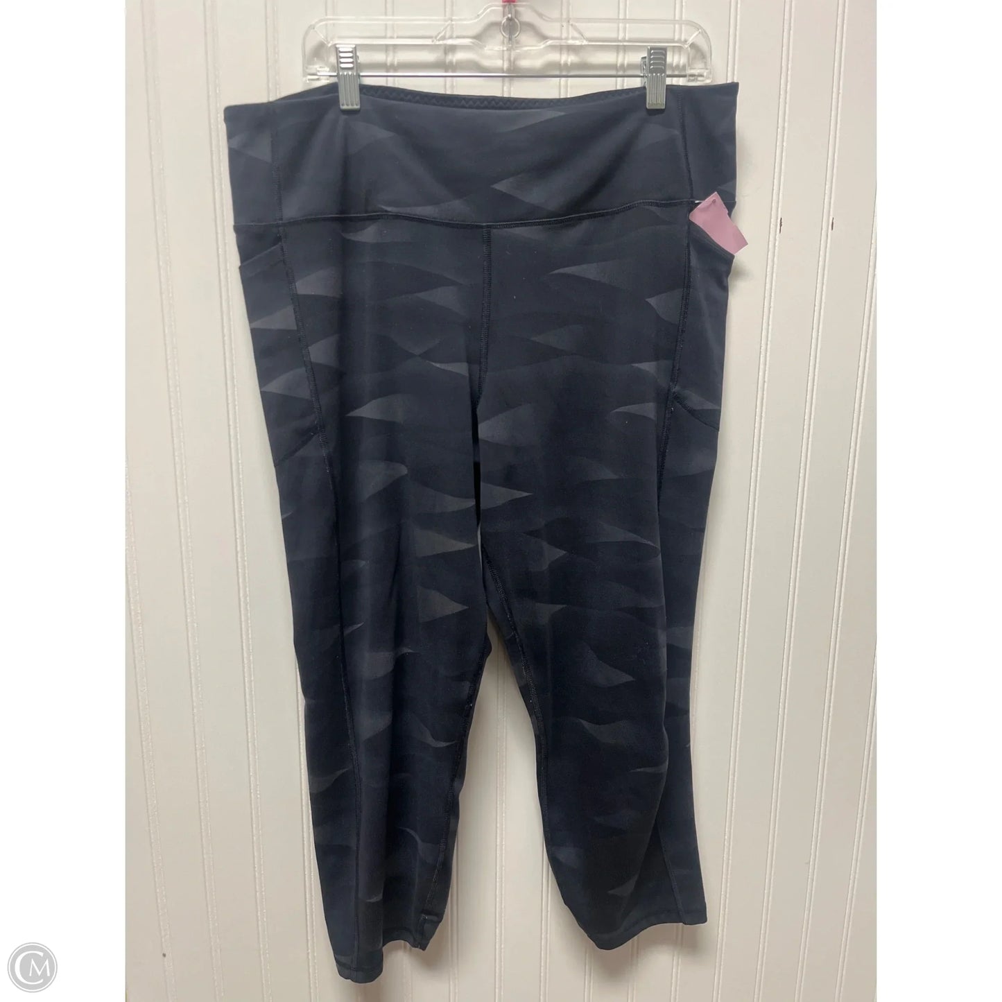 Athletic Capris By Victorias Secret In Grey, Size: 1x