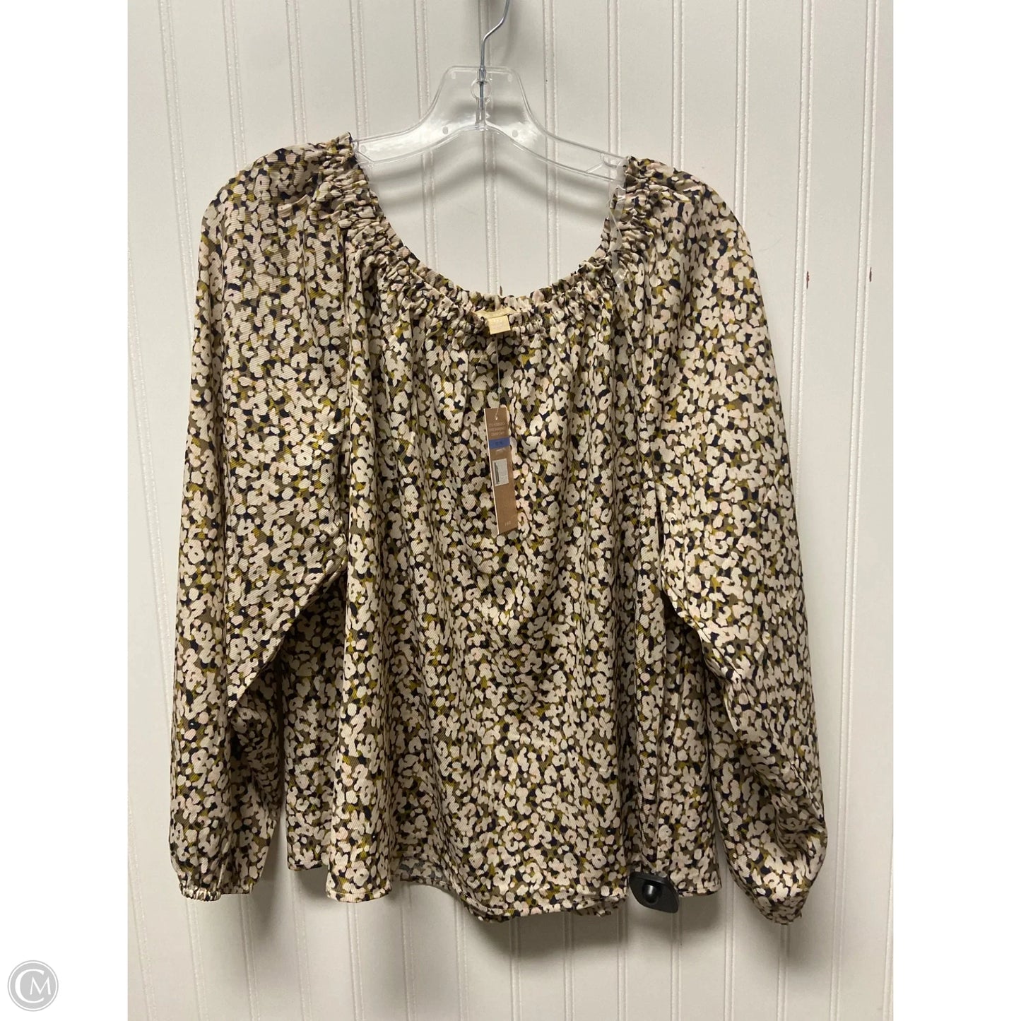 Top Long Sleeve By Hope & Harlow In Green, Size: Xl