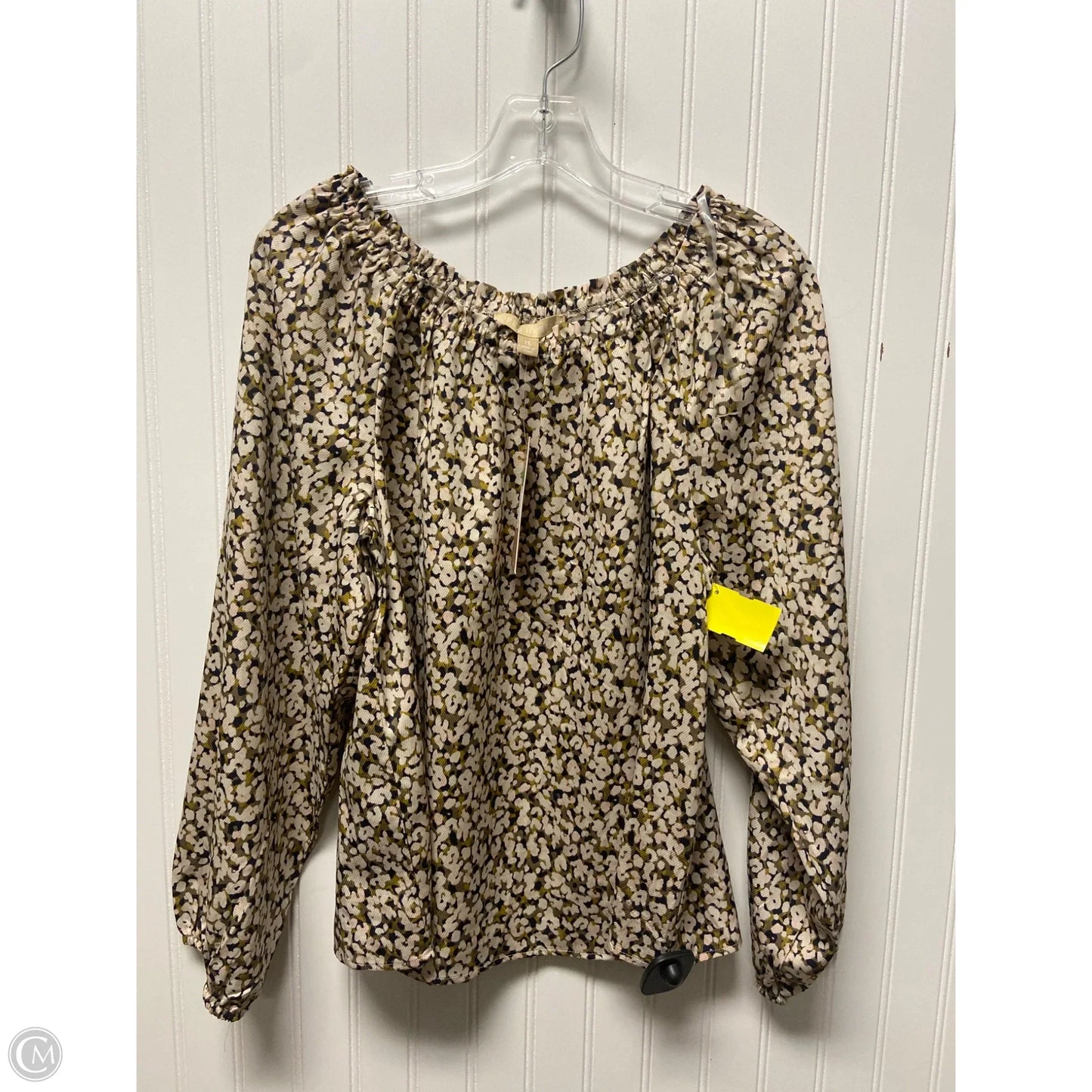 Top Long Sleeve By Hope & Harlow In Green, Size: L