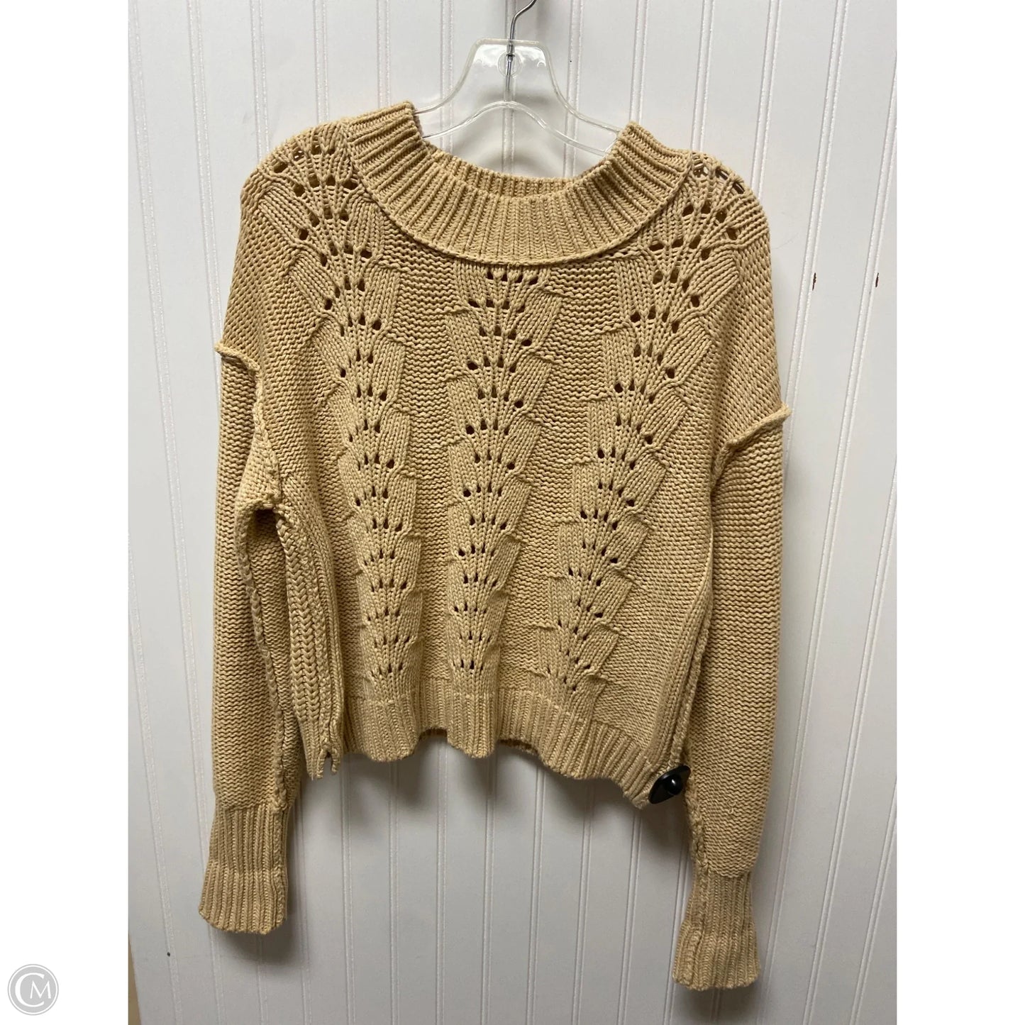 Sweater By Free People In Tan, Size: M