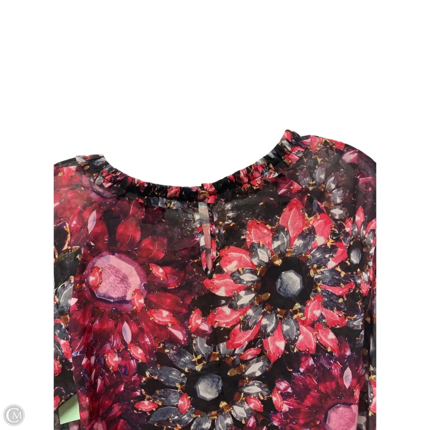 Top Long Sleeve By Ted Baker In Red, Size: Xs