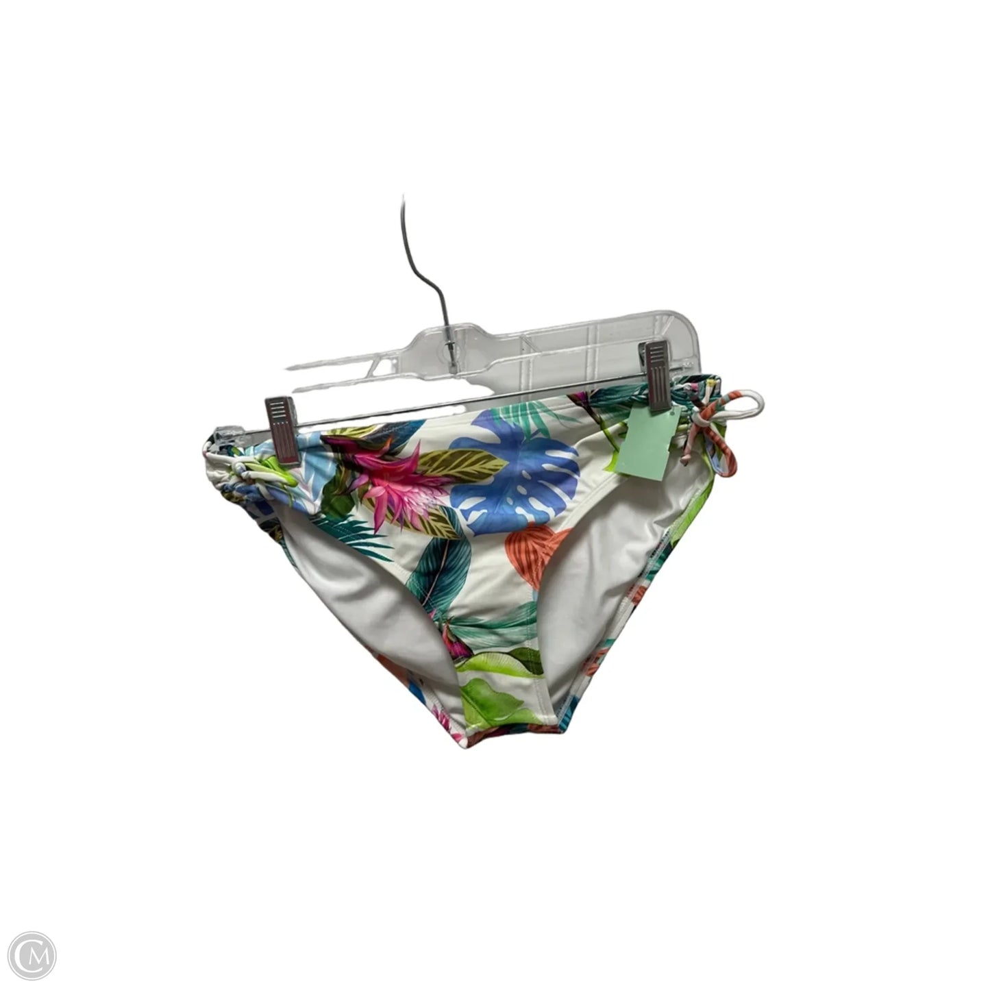 Swimsuit Bottom By Clothes Mentor In Cream, Size: M