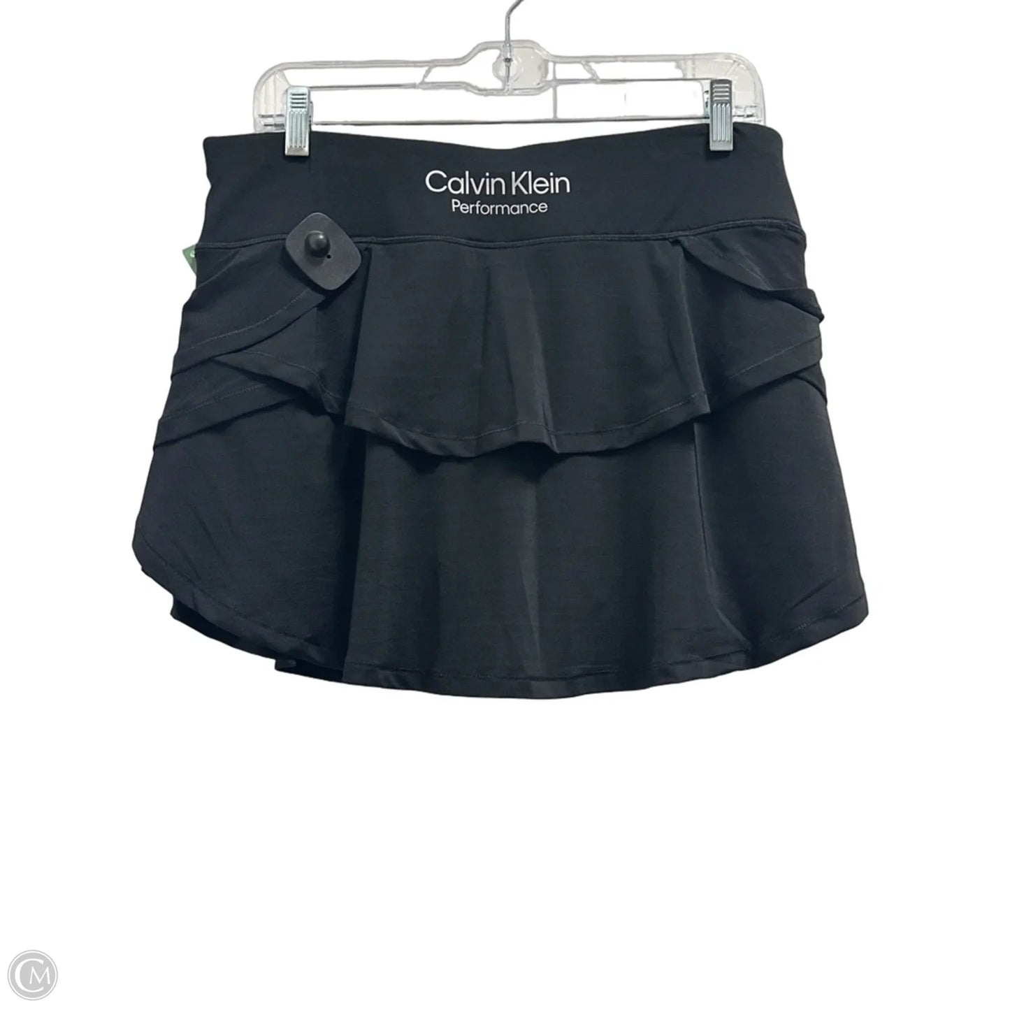 Athletic Skort By Calvin Klein Performance In Black, Size: L