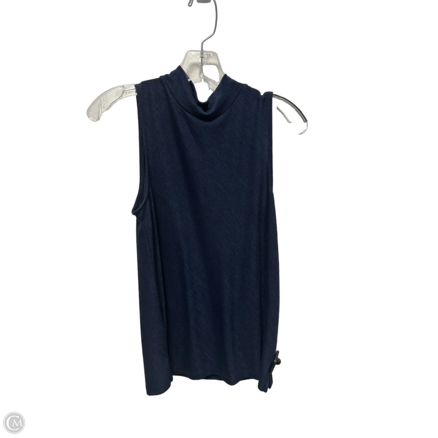 Top Sleeveless By Banana Republic In Navy, Size: S