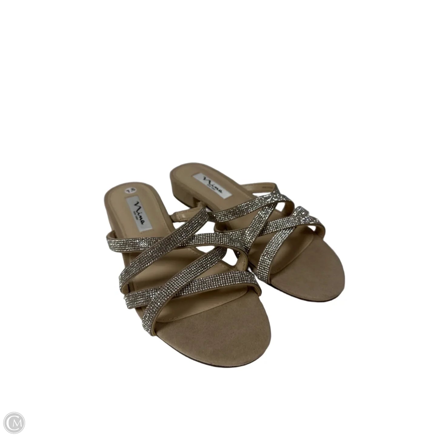 Sandals Flats By Nina In Taupe, Size: 7.5