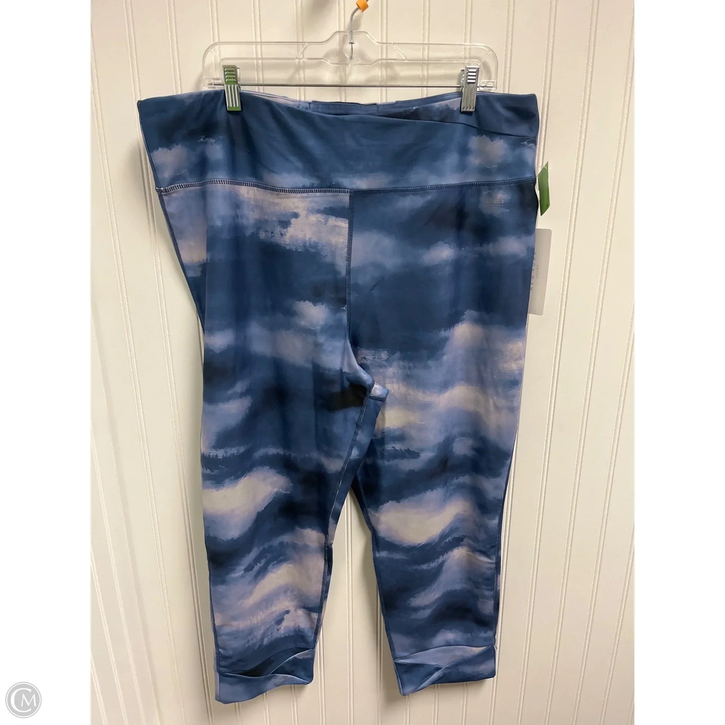 Athletic Leggings By Jones New York In Blue & Purple, Size: 3x