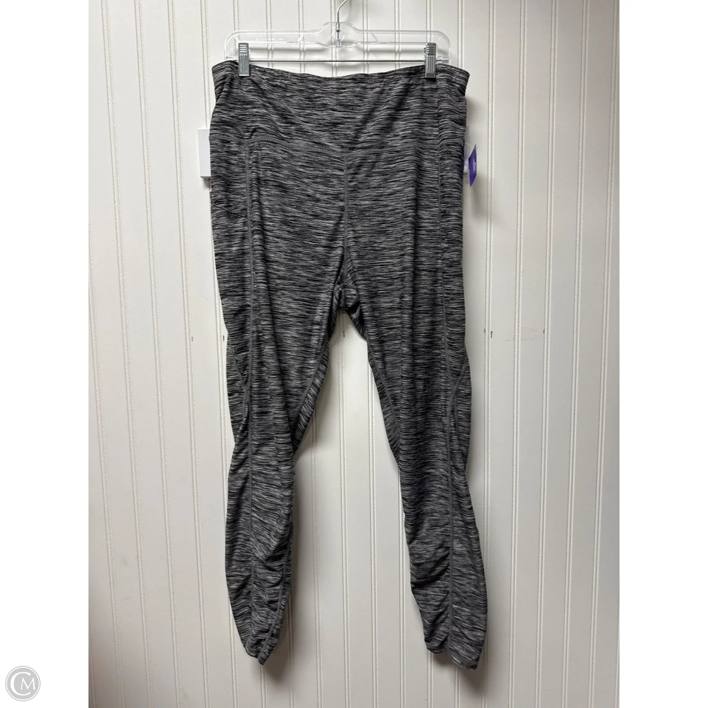 Athletic Leggings By Clothes Mentor In Grey, Size: 2x