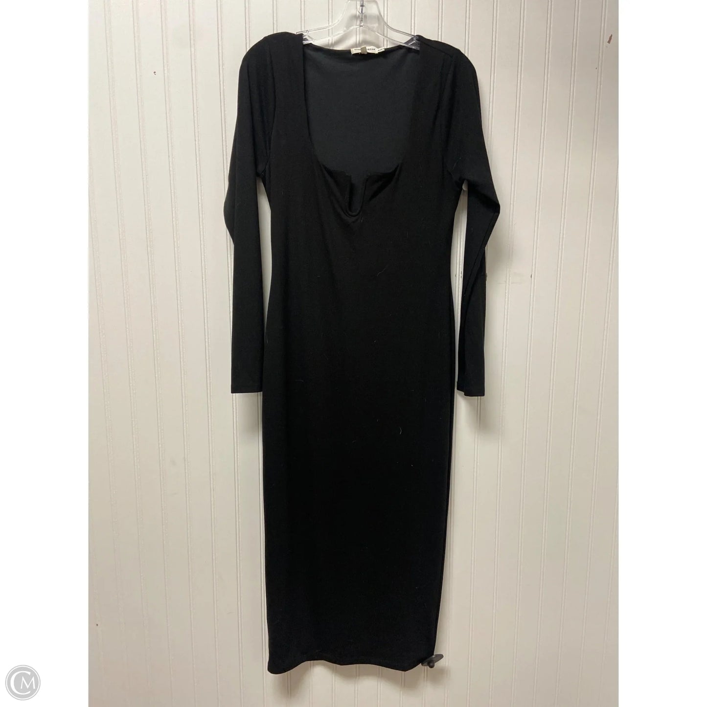 Dress Casual Maxi By Good American In Black, Size: L