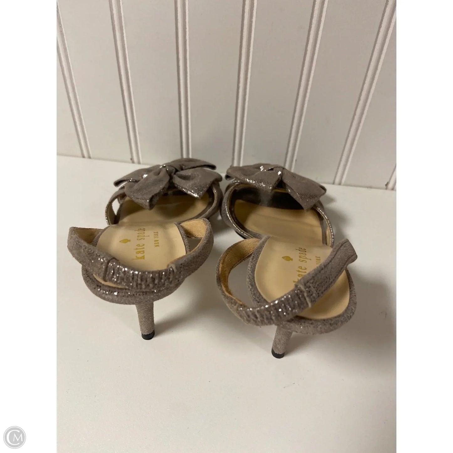 Sandals Designer By Kate Spade In Taupe, Size: 6