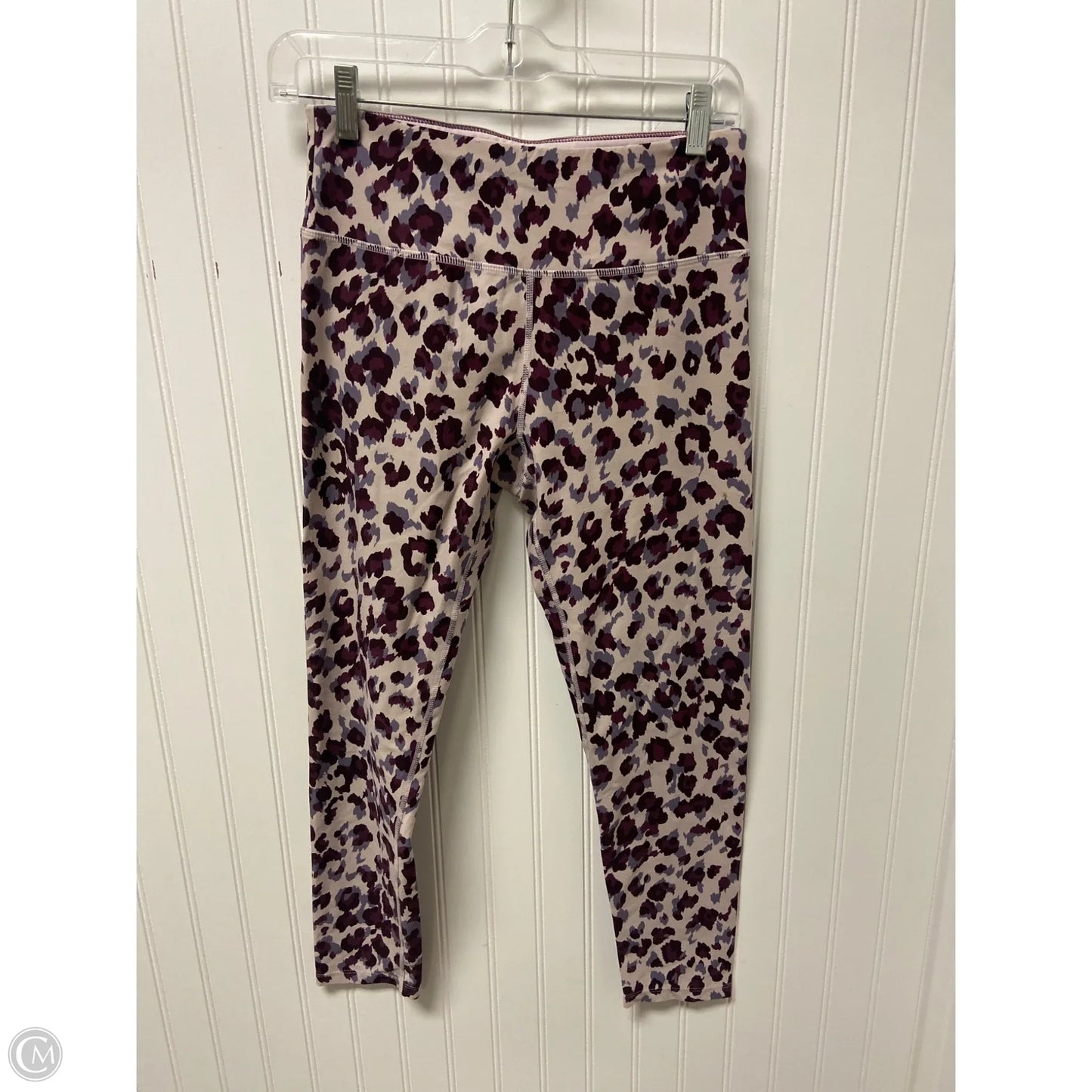 Athletic Leggings By Calvin Klein In Animal Print, Size: M