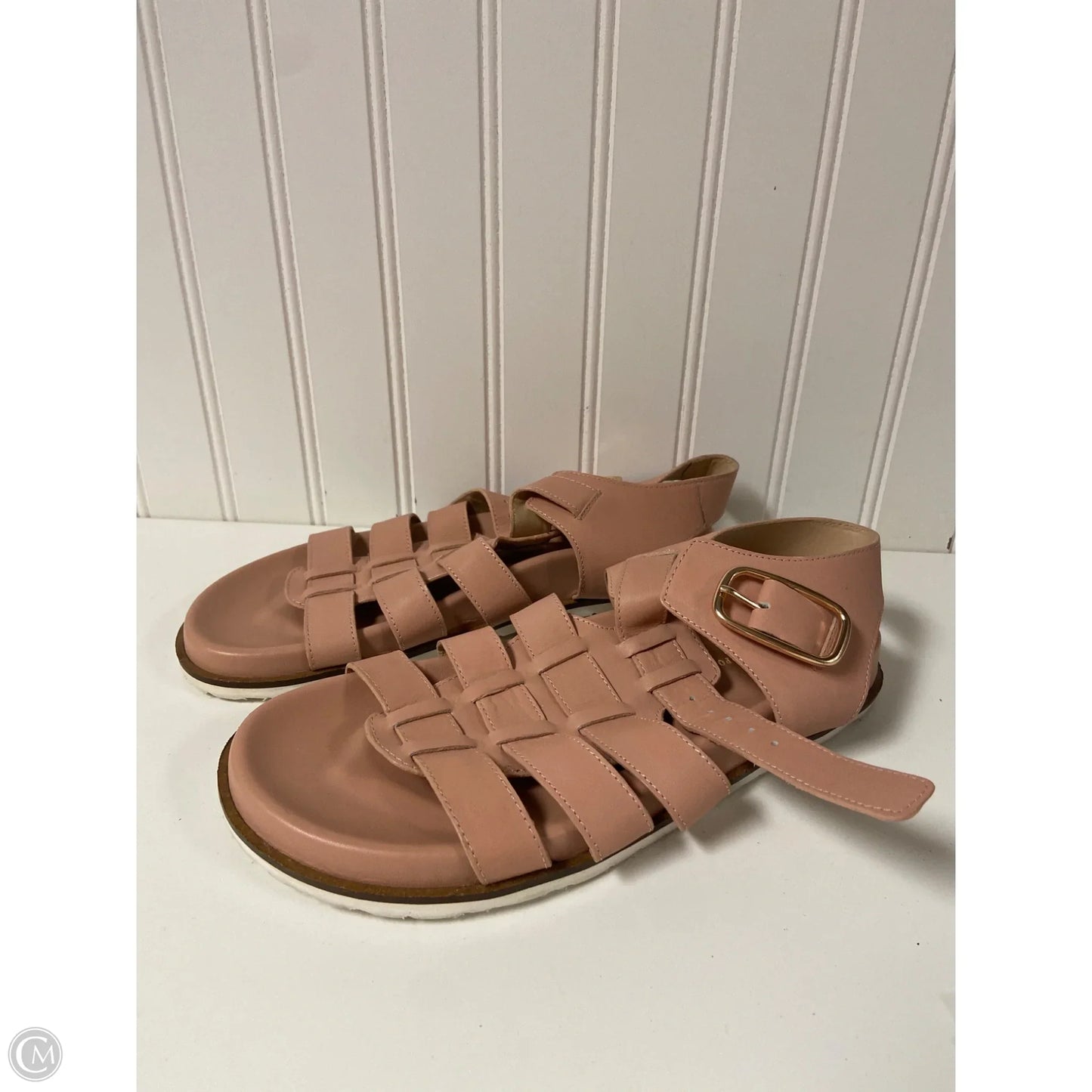 Sandals Flats By Anthropologie In Pink, Size: 7.5