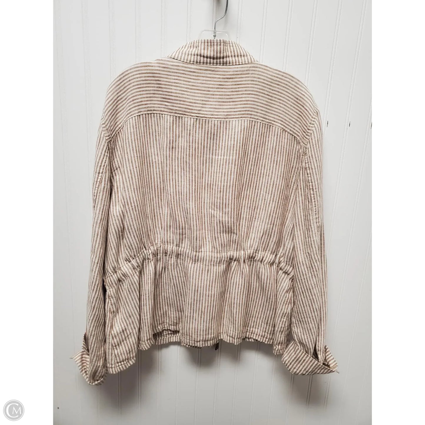 Jacket Other By Spartina In Striped Pattern, Size: 1x