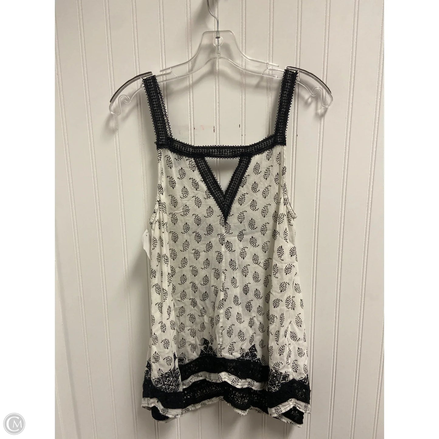 Top Sleeveless By Lucky Brand In White, Size: S