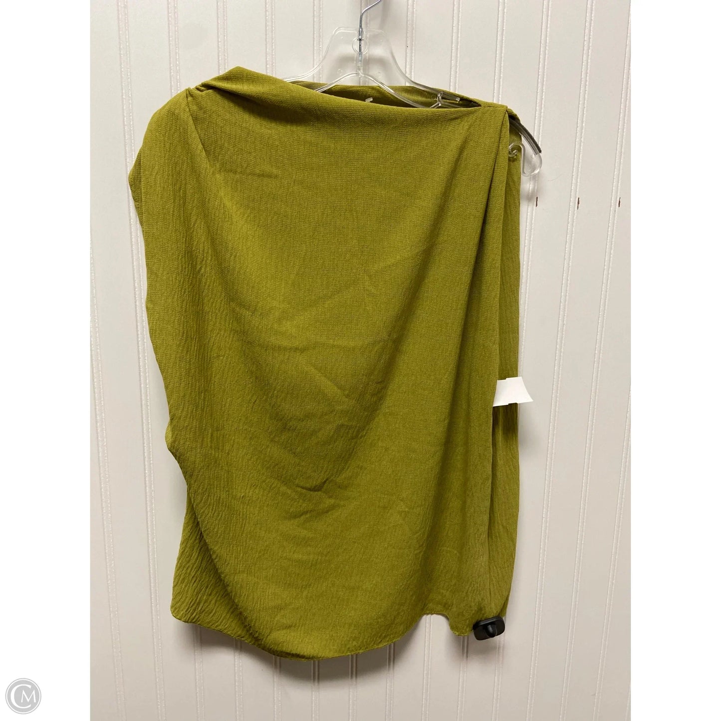 Top Sleeveless By Zara In Chartreuse, Size: L