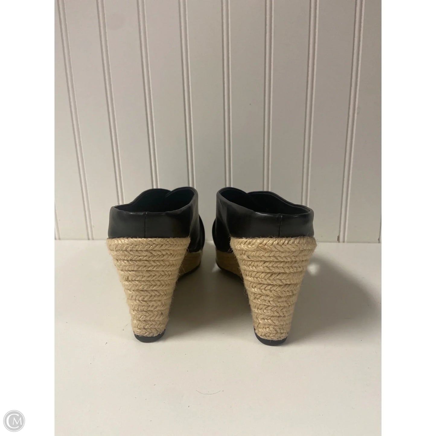 Sandals Heels Wedge By Boc In Black, Size: 7