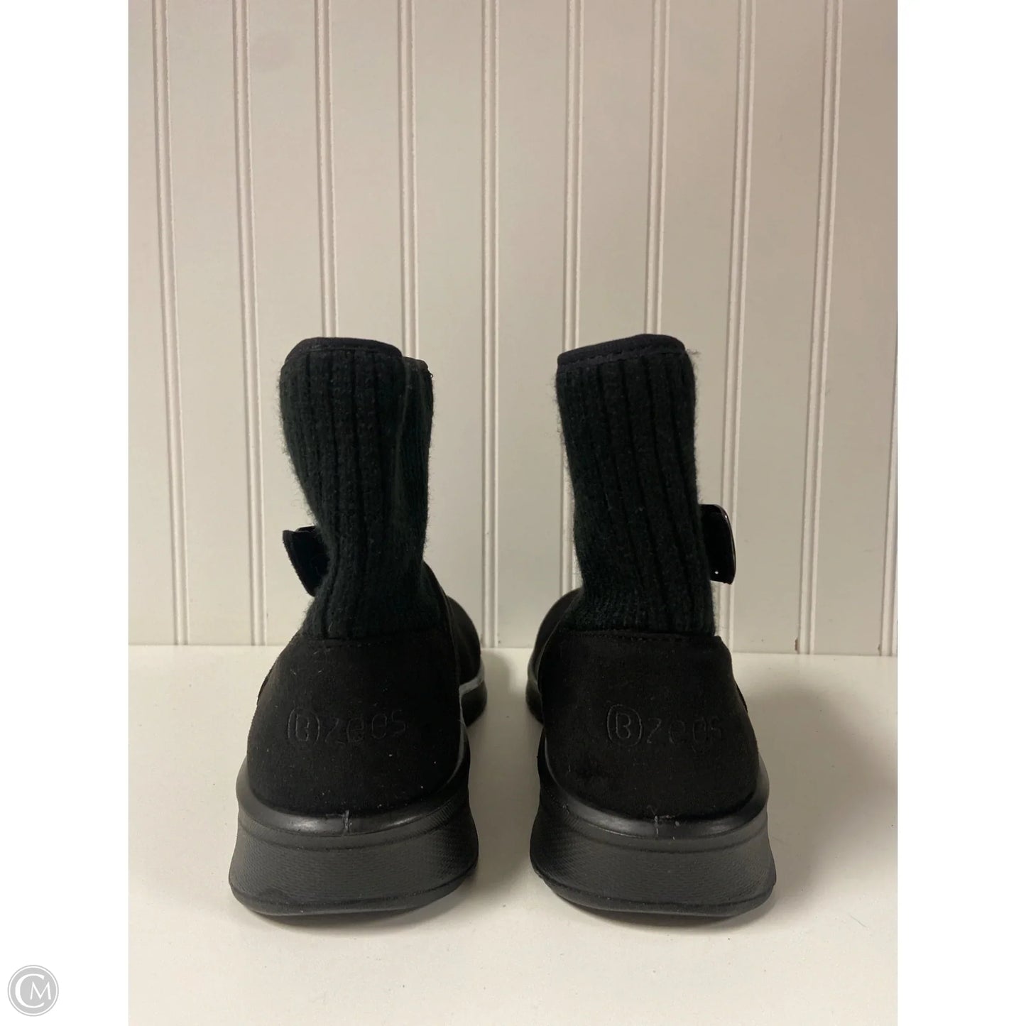 Boots Ankle Flats By Bzees In Black, Size: 9