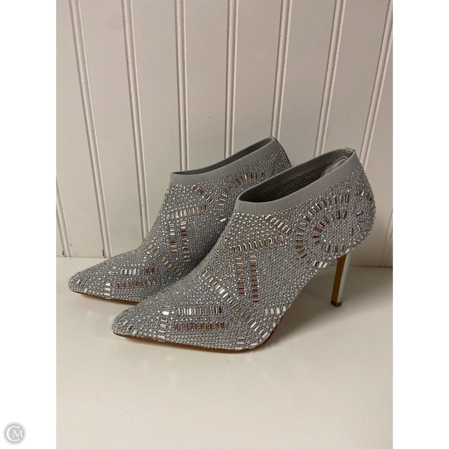 Boots Ankle Heels By Thalia Sodi In Grey, Size: 8