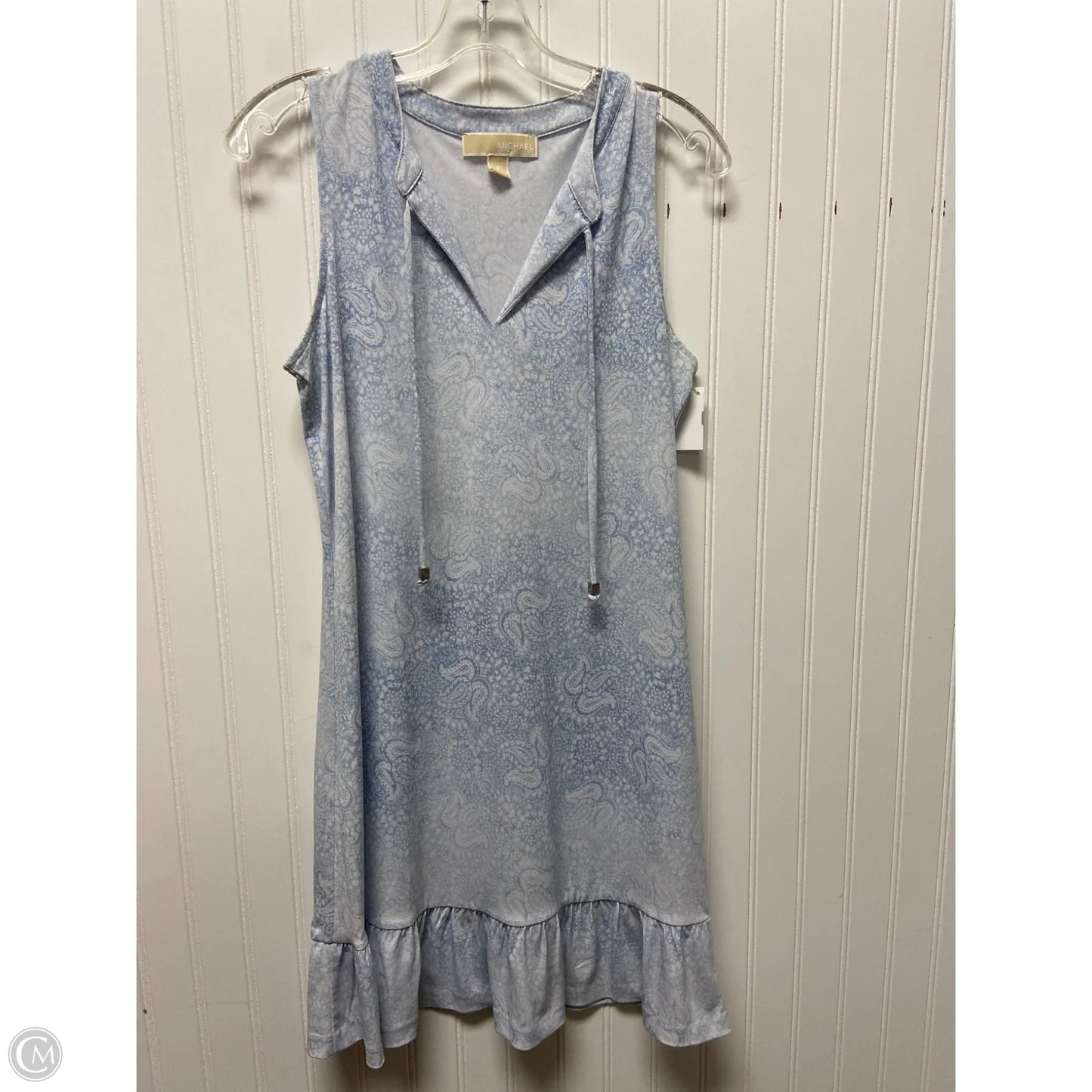 Dress Casual Short By Michael By Michael Kors In Blue & White, Size: S