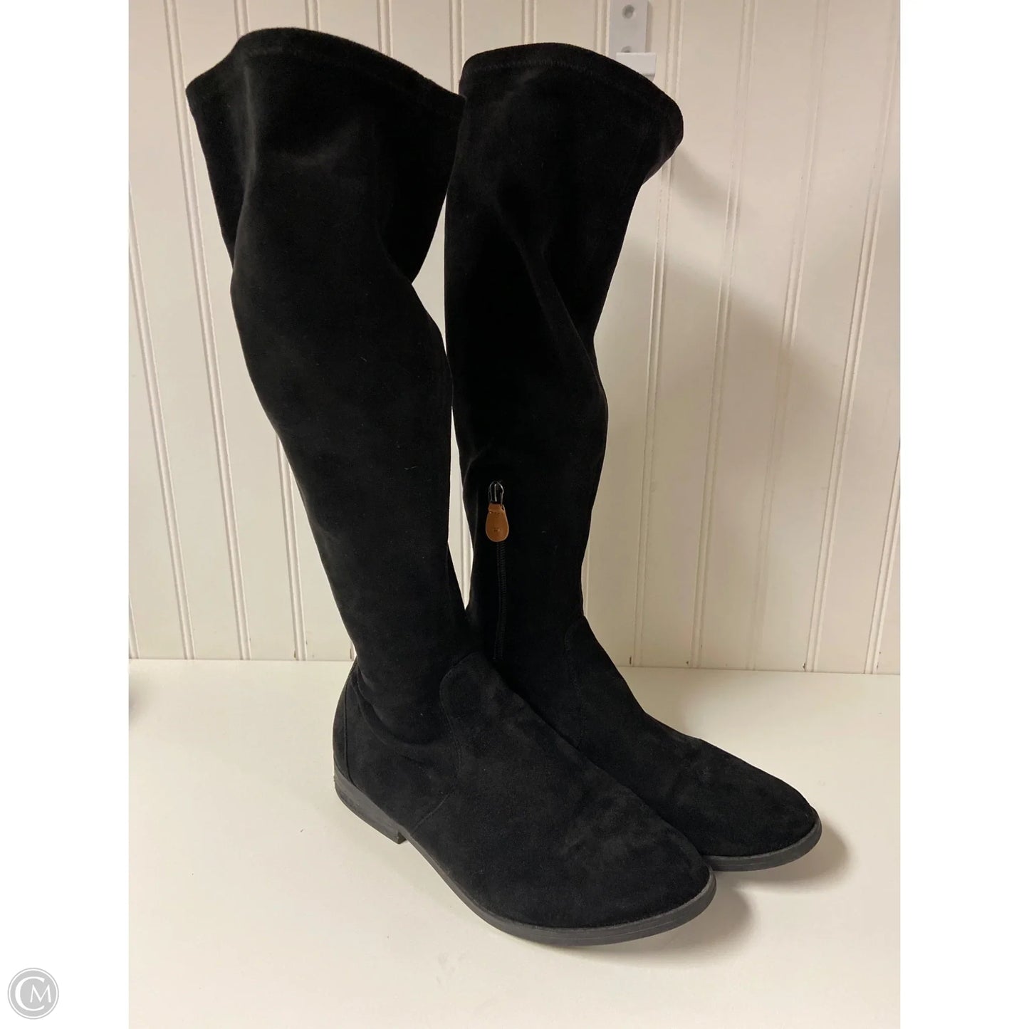 Boots Knee Flats By Gentle Souls In Black, Size: 9