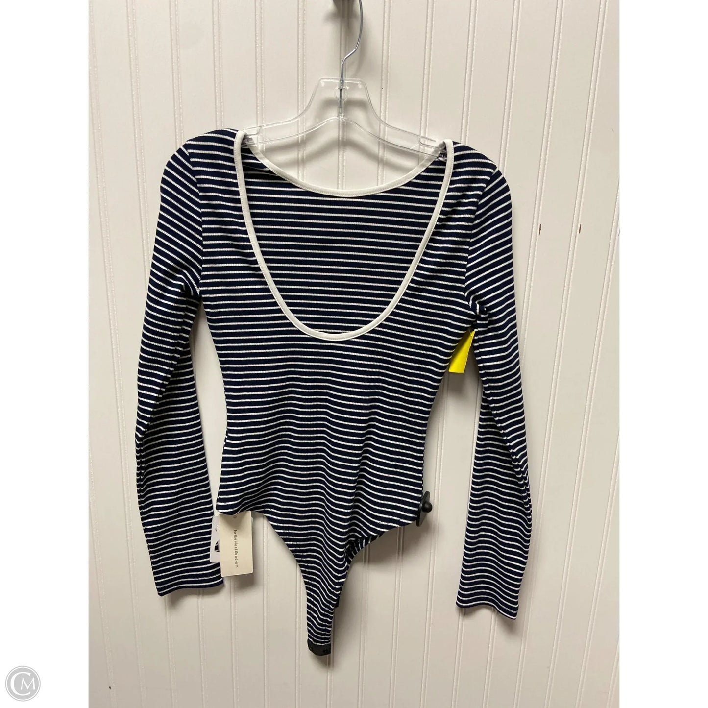 Bodysuit By Commense In Striped Pattern, Size: L