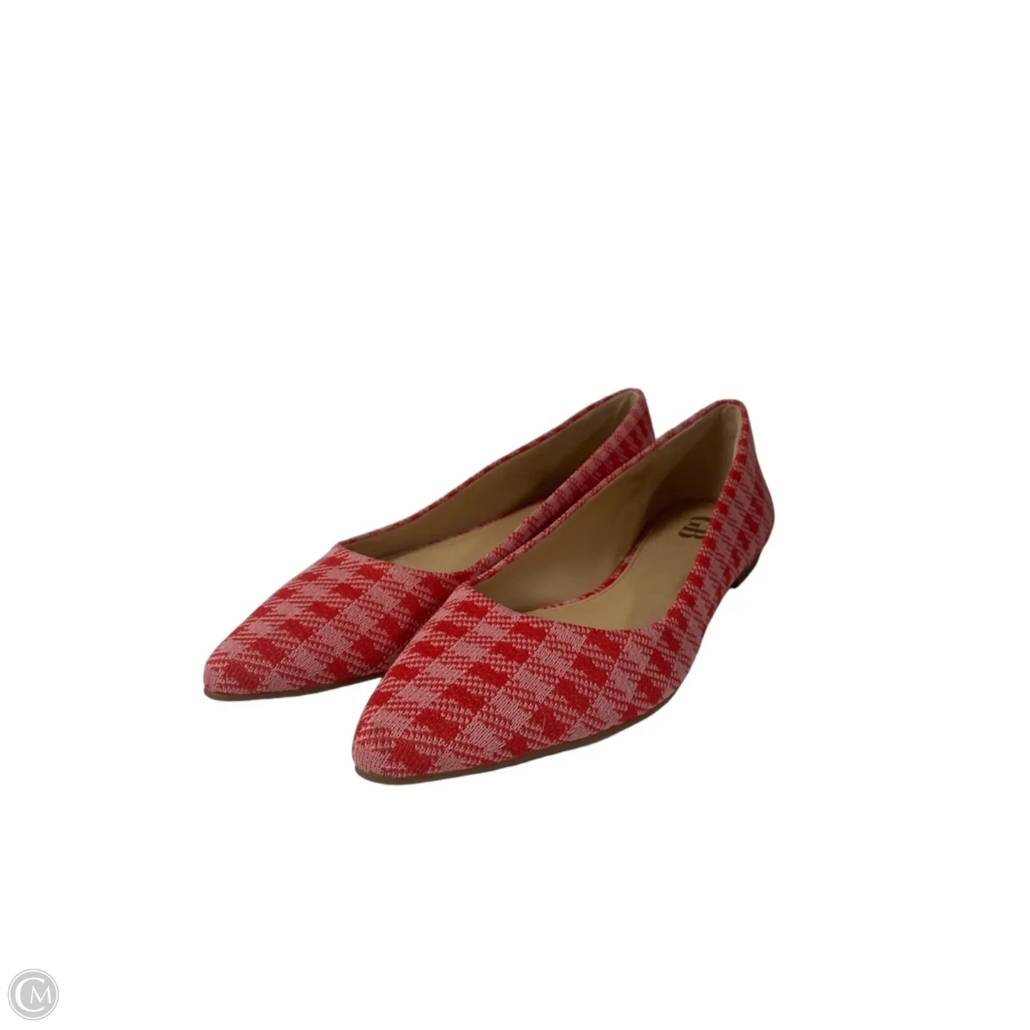 Shoes Flats By Gianni Bini In Pink & Red, Size: 9