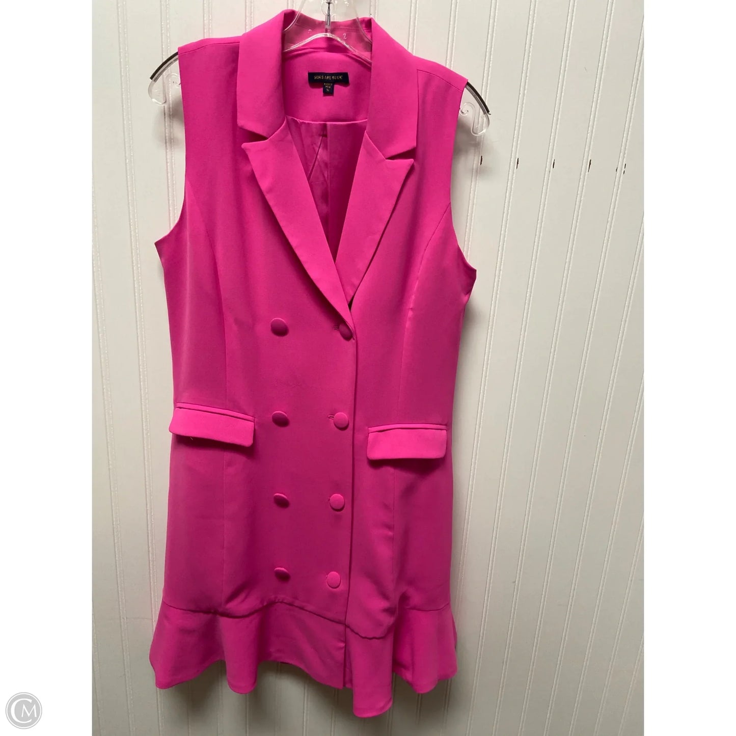 Dress Casual Midi By Skies Are Blue In Pink, Size: M
