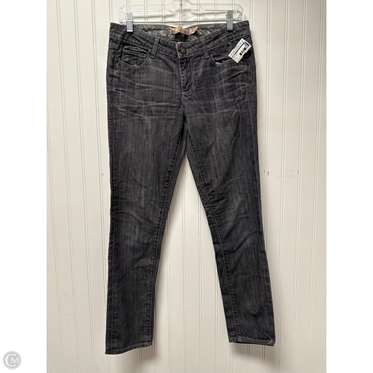 Jeans Skinny By Paige In Grey Denim, Size: 8