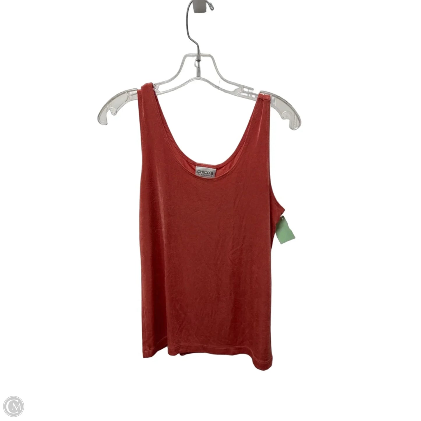 Top Sleeveless By Chicos In Pink, Size: M