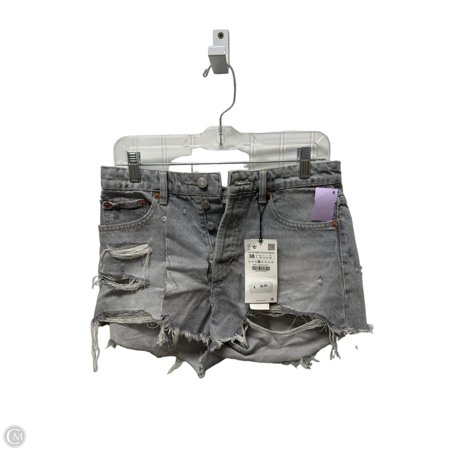 Shorts By Zara In Grey, Size: 6