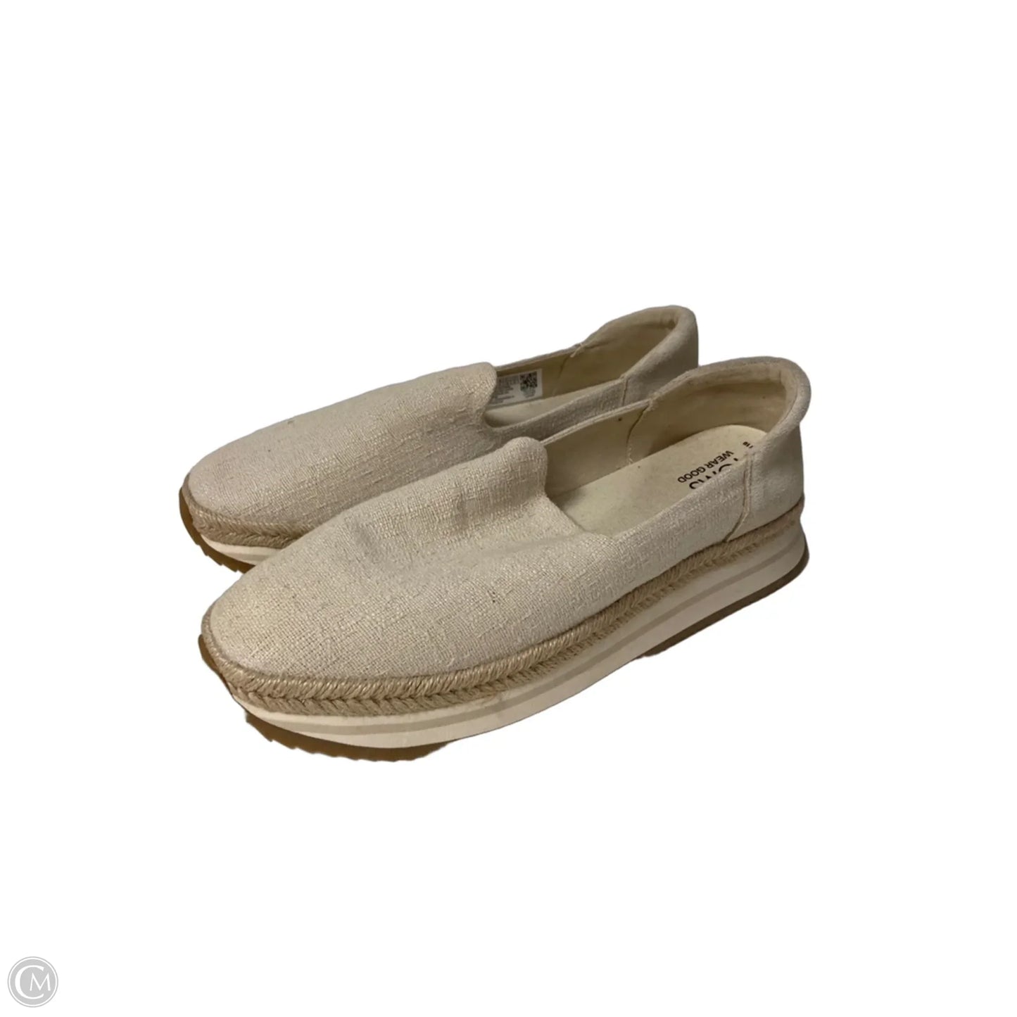 Shoes Flats By Toms In Beige, Size: 10