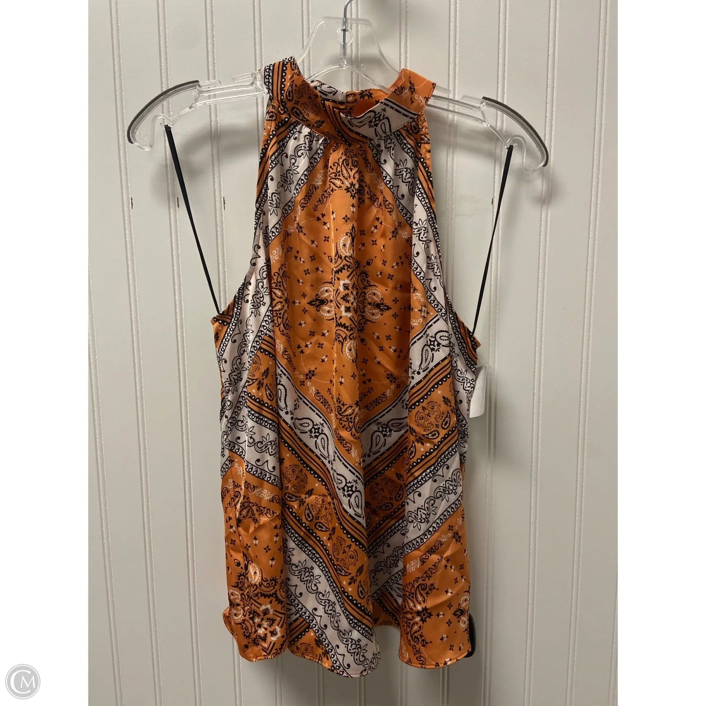 Top Sleeveless By Rachel Zoe In Orange, Size: L