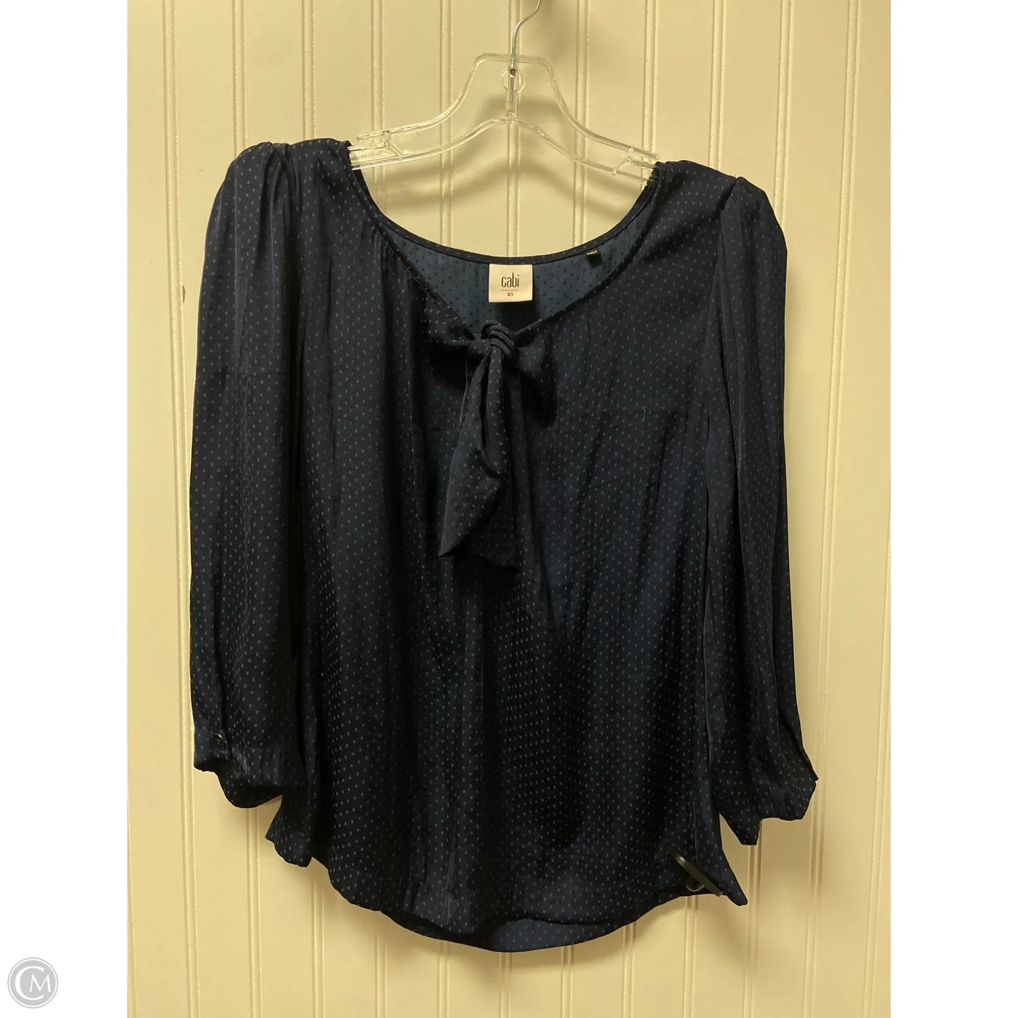 Top Long Sleeve By Cabi In Blue, Size: Xs