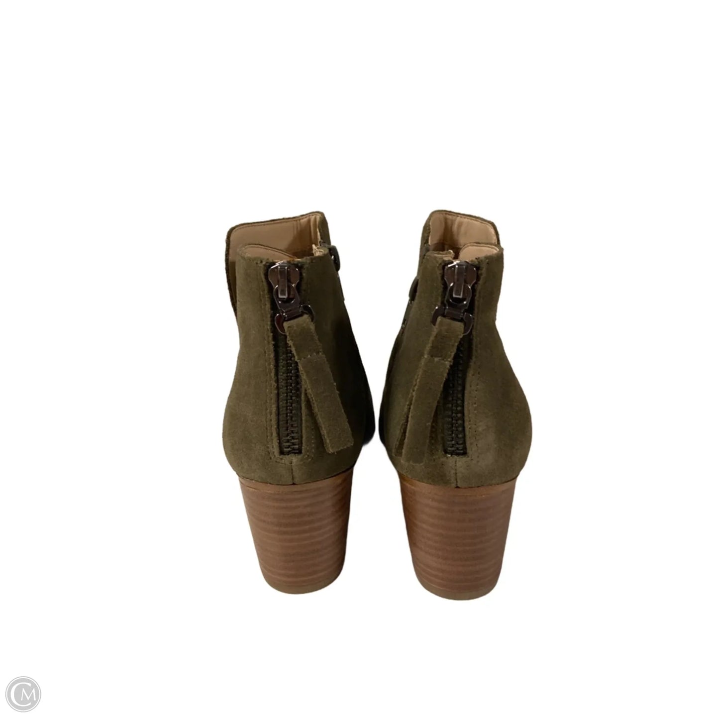 Boots Ankle Heels By Sole Society In Green, Size: 8.5