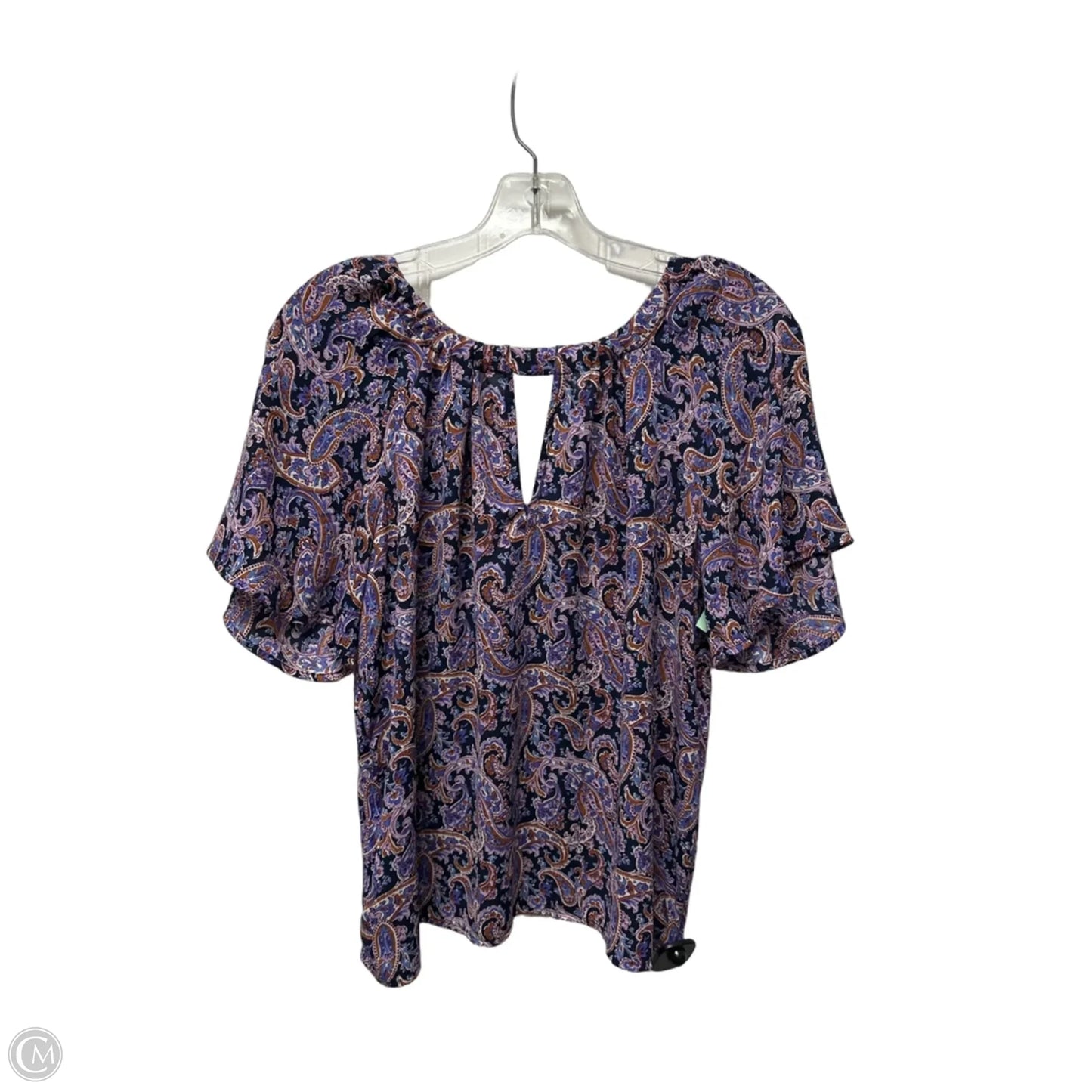 Top Sleeveless By Loft In Purple, Size: S