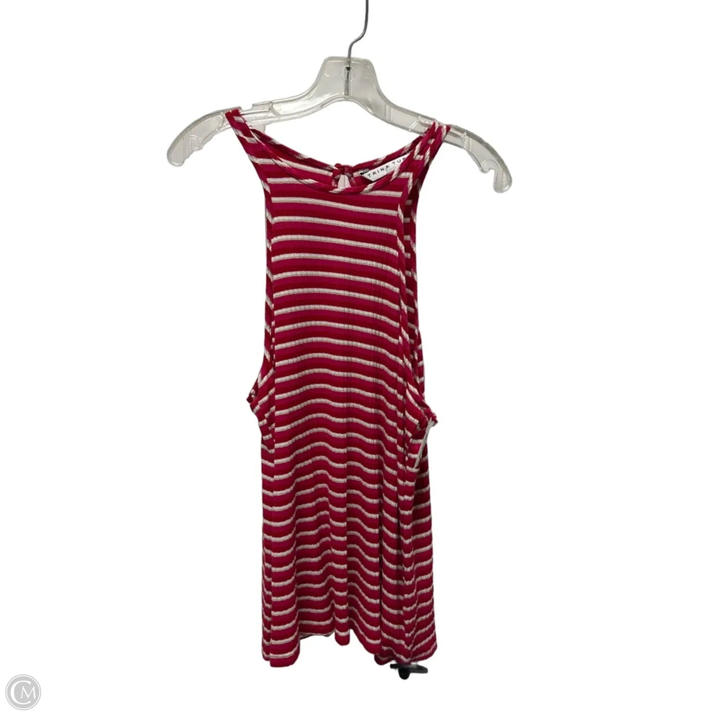 Top Sleeveless By Trina By Trina Turk In Striped Pattern, Size: Xl