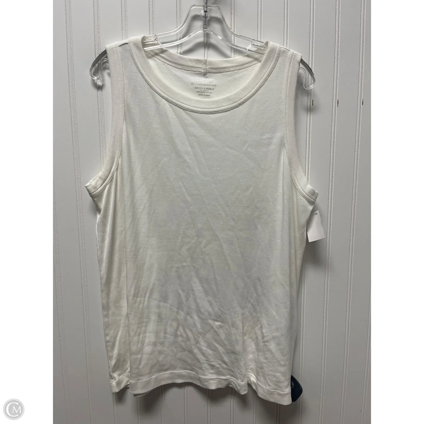 Tank Top By Chicos In White, Size: Xl