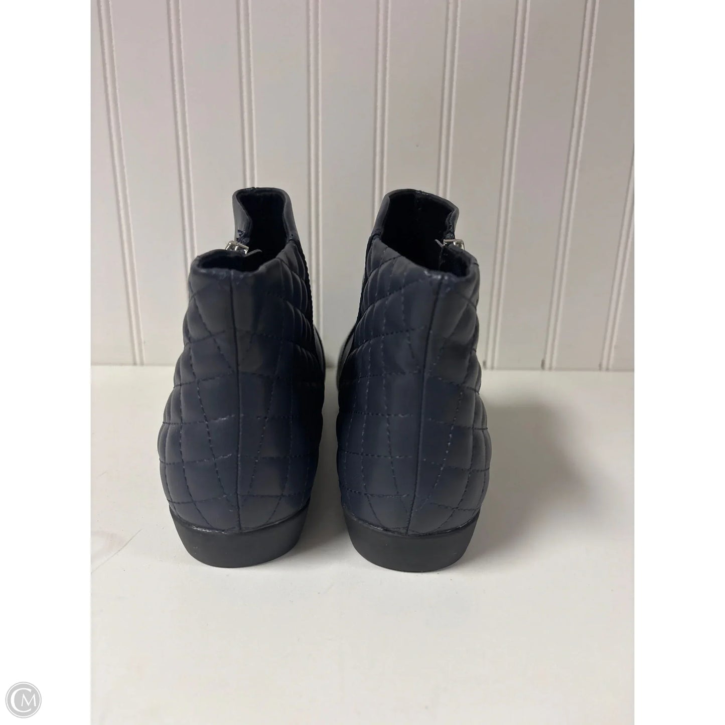 Boots Ankle Flats By Comfortview In Blue, Size: 10