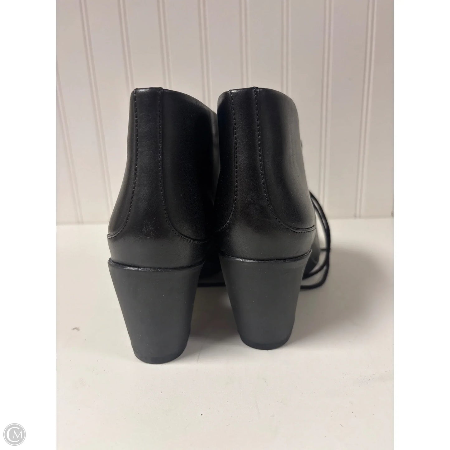 Boots Ankle Heels By Clarks In Black, Size: 7