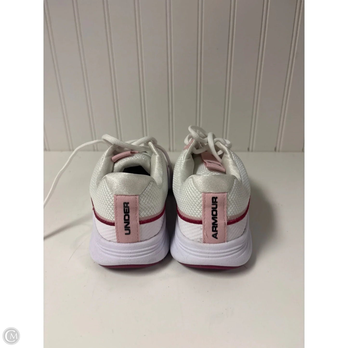 Shoes Athletic By Under Armour In Pink & White, Size: 6