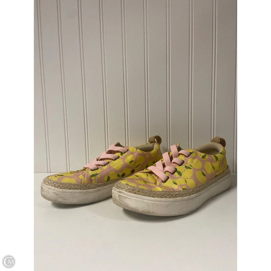 Shoes Sneakers By Cmc In Pink & Yellow, Size: 7