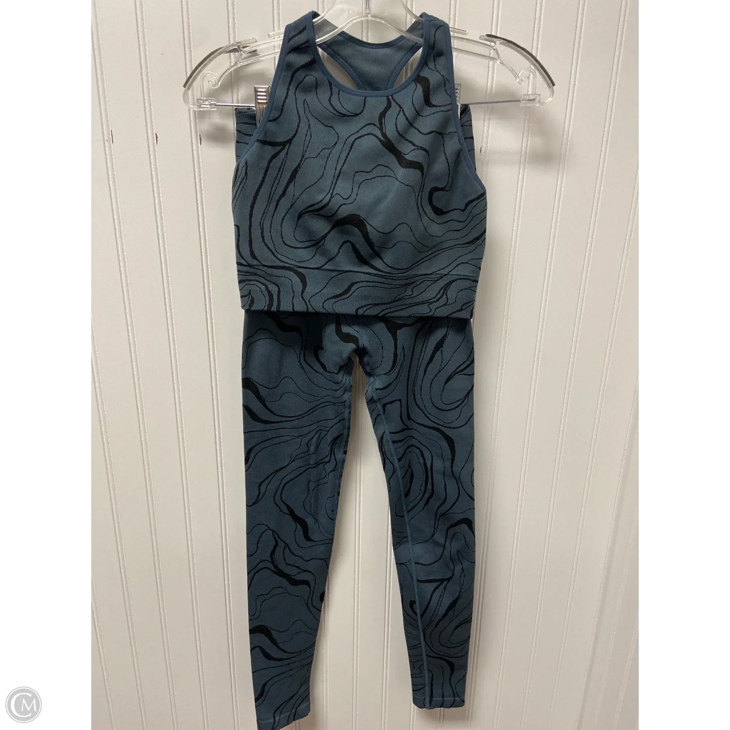 Athletic Pants 2pc By Spiritual Gangster In Aqua, Size: M