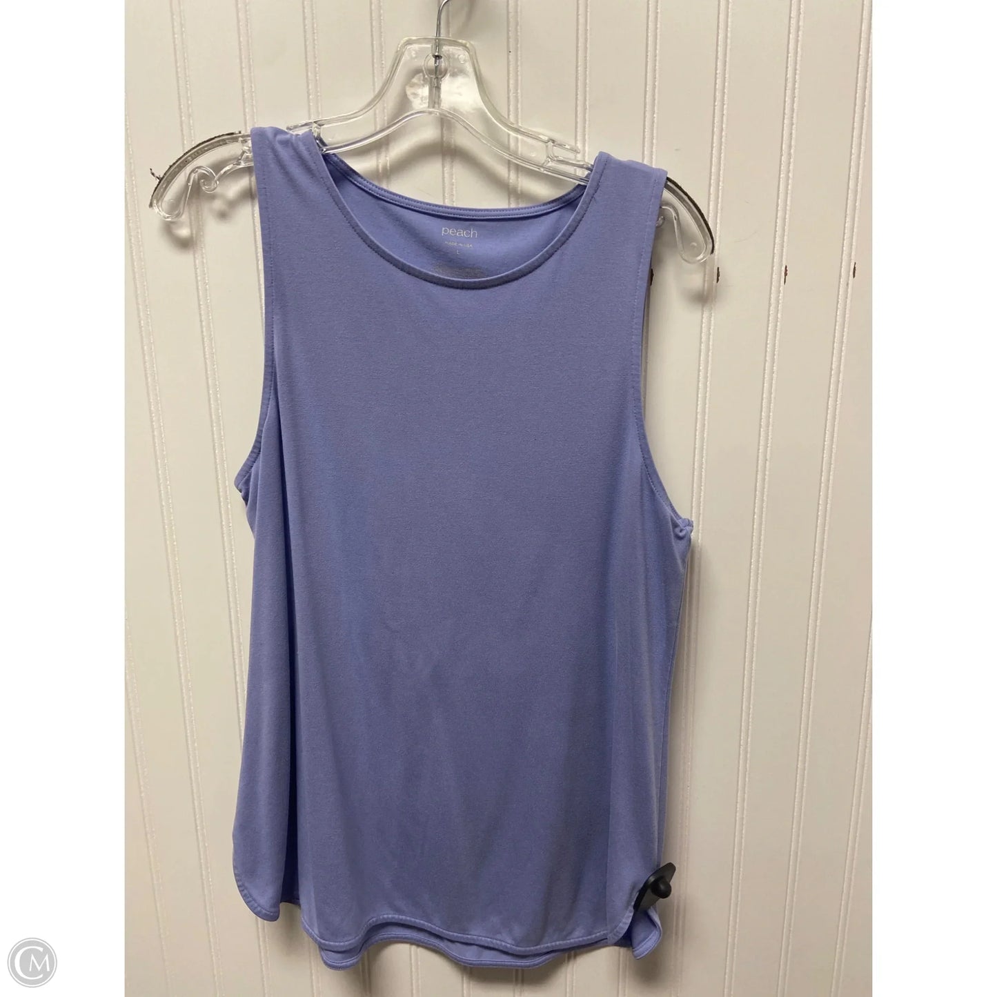 Athletic Tank Top By Peach In Blue, Size: L