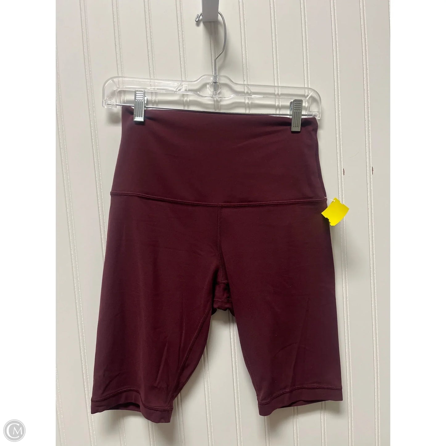 Athletic Shorts By Lululemon In Maroon, Size: M