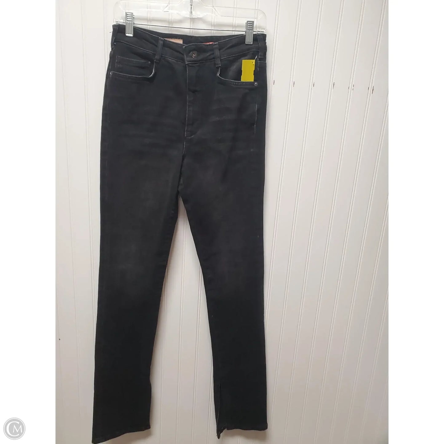 Jeans Straight By Pilcro In Black Denim, Size: 6