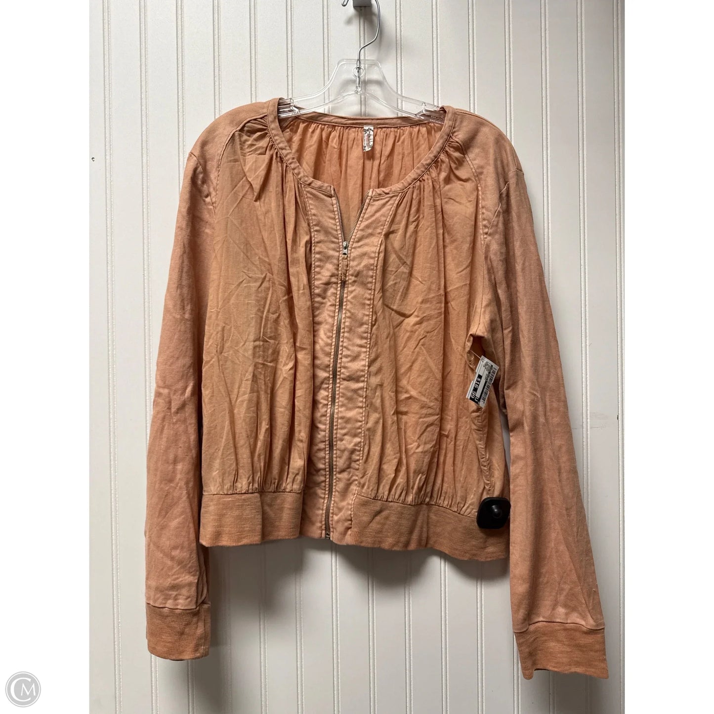 Jacket Shirt By Free People In Orange, Size: L
