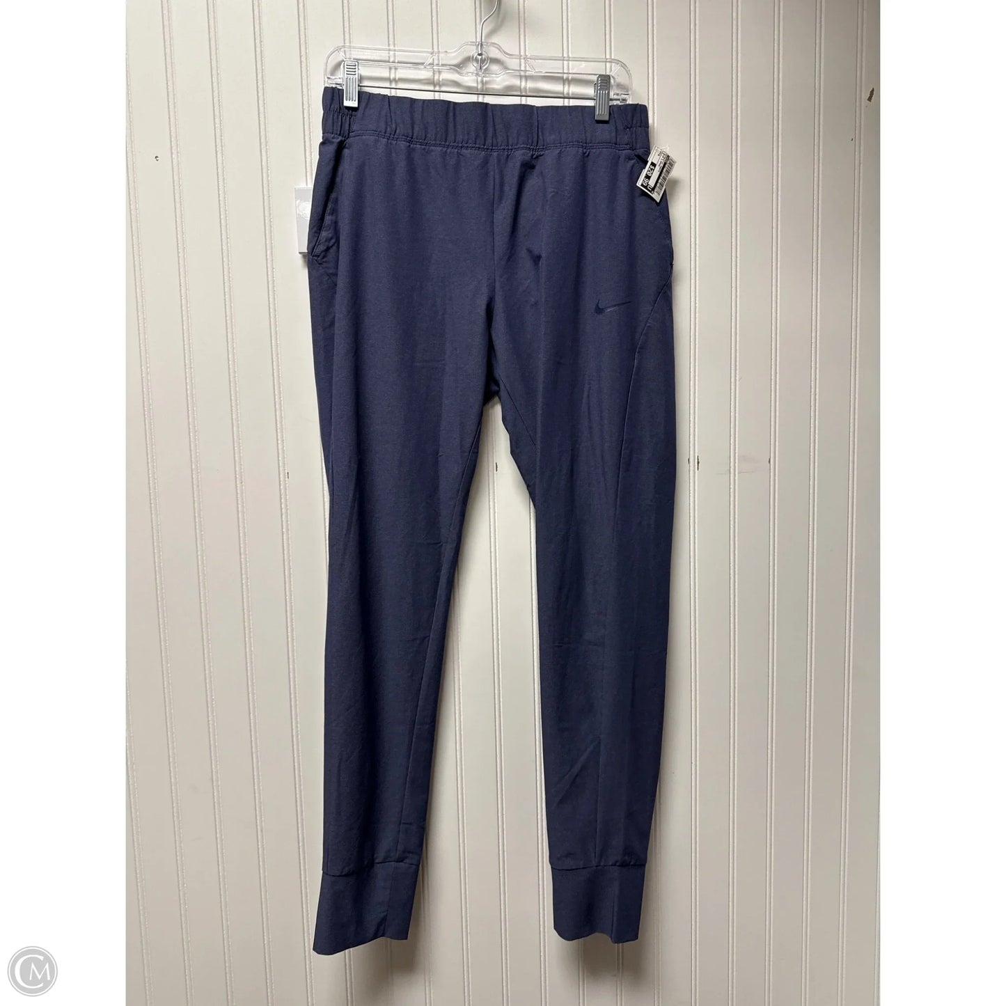 Athletic Pants By Nike In Blue & Brown, Size: M