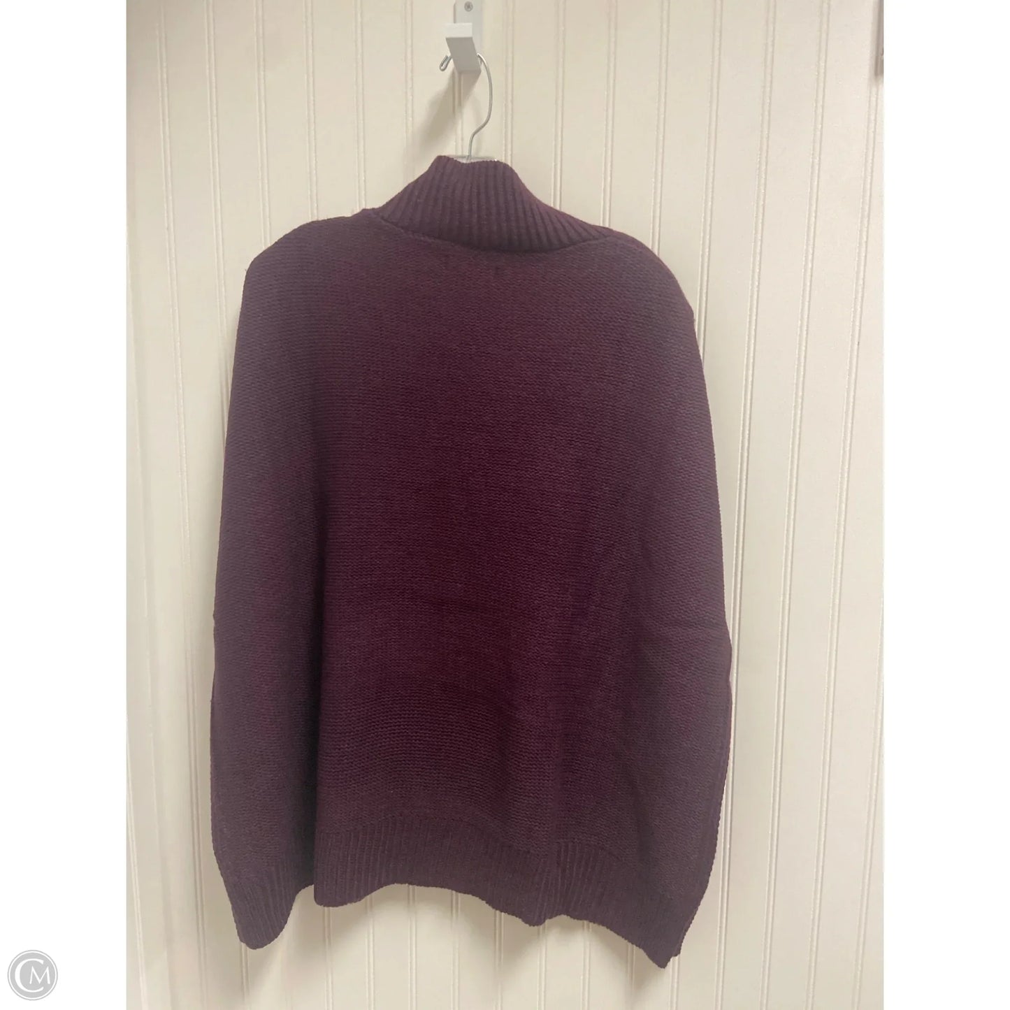 Sweater Short Sleeve By Ann Taylor In Purple, Size: Xs