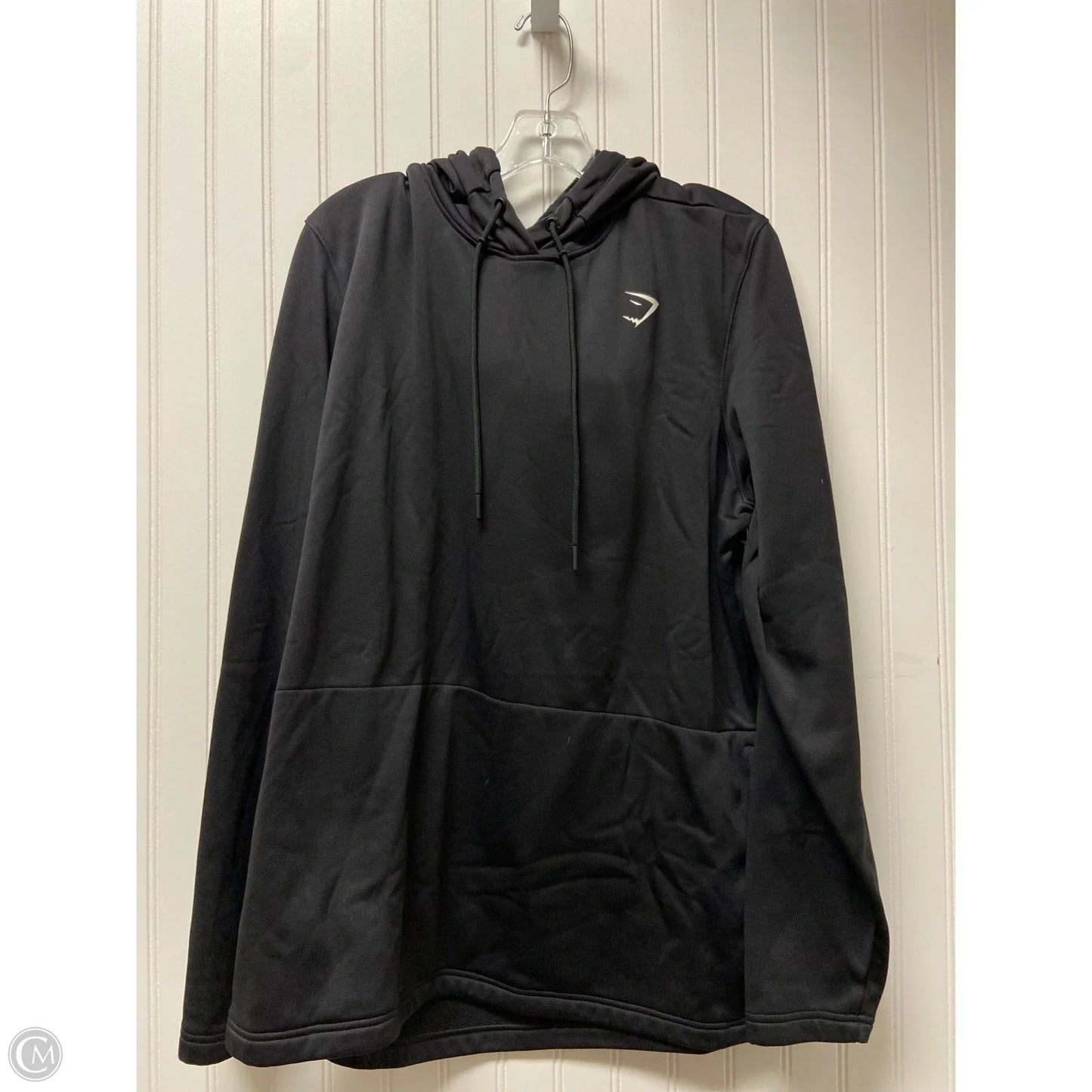 Athletic Sweatshirt Hoodie By Gym Shark In Black, Size: Xl